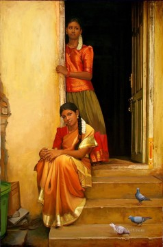 indio Painting - hermanas indias
